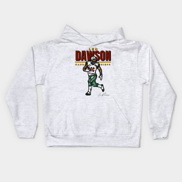 len dawson art classic Kids Hoodie by Draw One Last Breath Horror 